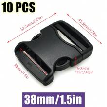 10 Pcs/Pack 20-50mm Webbing Detach Buckle For Outdoor Sports Backpaks Students Bags Luggage Travel Accessories - Multicolor - View 15
