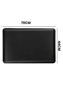 Tapete Antifatiga Cocina Hogar Oficina Impermeable 70x44 Cm - Negro - Ver 3