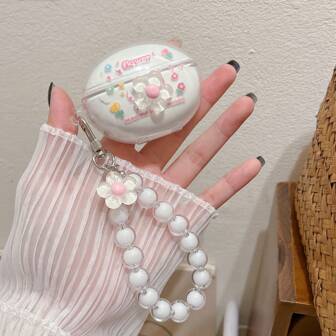 Funda protectora con diseño floral transparente compatible con FreeBuds 5i/6i auriculares inalámbricos Bluetooth, cubierta de silicona transparente para auriculares FreeBuds 4/5/SE/SE2, nueva funda transparente con degradado morado compatible con FreeBuds SE3, moda para mujeres