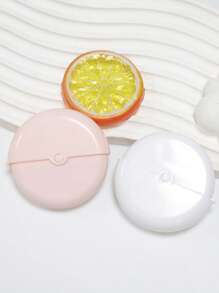 1pc Pink & White New Wavy Soft Bristle Makeup Foundation Brush, Quickly Applies Powder To Skin, With Rotating Protective Cover For Convenient Carrying And Touch-Ups, Makeup Tool - Multicolor - View 7