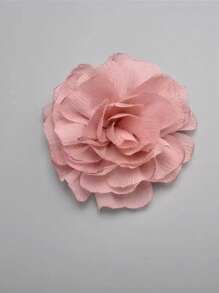 Novo Clipe de Cabelo e Broche 2 em 1 de 9cm com Design de Flor de Chiffon, Acessórios de Cabelo de Verão para Mulheres, 1 Peça Grampo de Cabelo Garra Boho Dia dos Namorados, Acessórios de Cabelo, Material Escolar