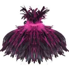 Man Feather Shawl Angel Scarf Artificial Feather Cape Shawl Shrug Shoulder Wrap Collar Cocktail Evening Dress Clothing For Prom Wear Punk Gothic Halloween Party Scarf Simulated Feathers
