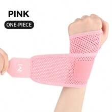 1pc Extra Thin Breathable Perforated Wrist Wrap For Men & Women, Suitable For Badminton Sports