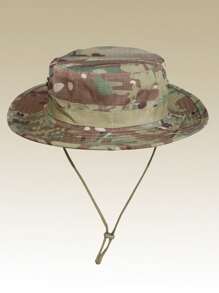 1 pieza Sombrero unisex transpirable de protección solar para montañismo al aire libre, sombrero tipo Boonie con sombreado, ventilación de aire, ala ancha de estilo vaquero para verano