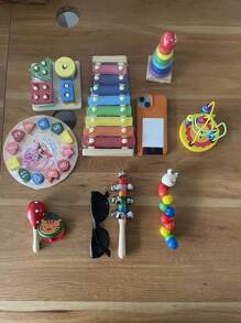 1pc Montessori Educational Toy Set, Improving Hand-Eye Coordination, Sense Of Time And Critical Thinking, Ideal Gift For Children Aged 3+