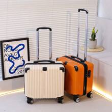 New 18-Inch Portable Password Lock Mini Carry-On Luggage Suitcase, Fashion Stylish Large Capacity For Men & Women Bag For School School Accessories School Stuff