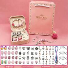 67pcs DIY Beaded Bracelet Making Kit, Creative Jewelry Set Gift For Friends, Birthday Present For Girls - Multicolor - View 12