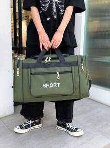 Travel Gym Bag Waterproof Short-Distance Travel Bag Portable Sports Fitness Bag Yoga Exercise Training Bag Large Capacity Tote Bag Handbag Duffel Bag,Foldable Large Capacity Portable Travel Bag Luggage Storage Bag Sports Gym Bag Long And Short Travel Bag, Large Capacity Travel Bag Short Trip Luggage Bag Portable Gym Bag