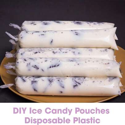 自制棒冰袋透明碎冰袋冰淇淋保鲜袋DIY棒冰袋家用。