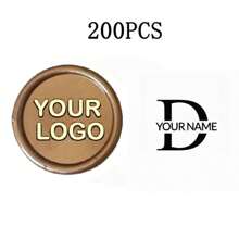 200 Pcs Wax Seals Stickers, Custom Logo Wax Stickers, Handmade Wax Seal Stickers For Wedding Invitation, Self-Adhesive Envelope Wax Stickers-Bronze,Back To School,School Supplies,Multi-Functional,Ornamental,Reusable,Modern,Colorful,Cute,Vintage,Cartoon,Kawaii,Custom,Personalized,Unique,Customized,Workers,Clients,Students,For Business/Work/Office,For School,School Supplies,Back To School,For Office,For School,For Classroom,For Teacher Gifts,For University,For Colleague,For Dorm Rooms,For Teacher,For Boys And Girls,For Teenagers,Junior High School Students,Middle School Students,High School Senior High School Students,College Students,University Students,Freshman,Sophomore,Underclassmen