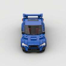 MIKEMENG Red/Blue MOC Supercar Racing Car Classic Building Block Toy Set, STEM Educational Creative Toys For Children, DIY Buildable Car Model Kit For Adults, City Tech Champion Cup Series, Suitable As Gifts For Birthday, Halloween, Christmas, Collection And Home Decoration