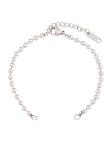 2pcs 2/3/4mm Bead Bracelet Stainless Steel Beads Chain Bracelets Blank Base For DIY Bracelet Jewelry Making Accessories - DIY Chains - View 13