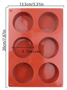 6 /8 Cylindrical Silicone Cake Mold Household Jelly Pudding Mold Chocolate Mold Diy Handmade Soap Mold