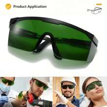 3件/套（可调节激光防护镜+便携式眼镜盒+清洁布）；适用于各种IPL美容仪、脱毛仪、激光消毒棒等强光、紫外激光设备的日常防护；一体化镜头设计，视野更宽 - 彩色 - 查看 7