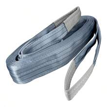 Eslinga de poliéster, ojo a ojo,  4" x 8 m, Truper - Gris - Ver 4