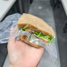 50pcs/Pack Thickened Mesh Vacuum Bags, Food Packaging Bags, Compression Plastic Sealed Bags, Vacuum Machine Rolls, Sealed Bags, Food Vacuum Bags - White - View 7