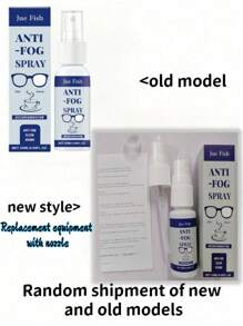 Anti-Fog Spray Glasses Anti-Fog Cleaning Lens Clear Vision Waterproof Portable Defogging Agent (New And Old Models Shipped Randomly) - Multicolor - View 5