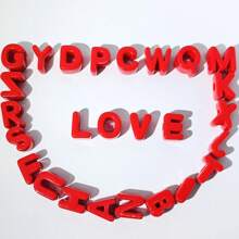 26 件时尚新款亚克力大孔英文字母直孔珠 DIY 手机挂绳、鞋饰、手工珠宝配饰、节日礼物