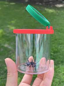 Outdoor Adventure Insect Magnifier Observation Box, Science & Education Insect Flip Cover Observation Cup