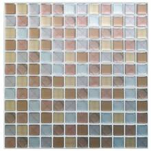 10pcs/Set 9.3"X9.3" Peel And Stick Backsplash Tiles, Waterproof And Oil-Proof, Easy-To-Clean, Effortless Style Upgrade, Peel-And-Stick Wall Tiles For Bathroom, Kitchen, Kids Room, Home Decor