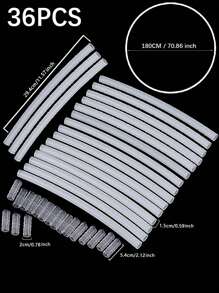 180cm/200cm Circular Balloon Arch Stand Kit, Reusable Backdrop Decorative Frame Kit For Wedding, Party, Birthday, Christmas, Bridal Shower, Balloon Wreath Decor - White - View 16