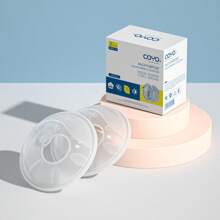 2pcs/Box Soft Silicone Milk Collection Cup, Anti-Leakage Nursing Pads For Breastfeeding Mothers