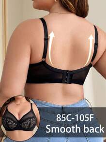 Plus Size Vrouwen Kant Patchwork Beugel BH