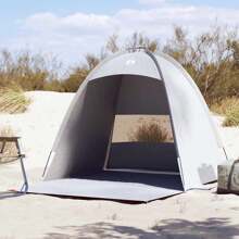 VidaXL Beach Tent 3 Persons Grey Waterproof - Grey - View 1