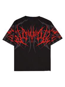 Tricou cu mânecă scurtă, cu mânecă scurtă, cu imprimeu grafic de vară, pentru bărbați, tricou casual