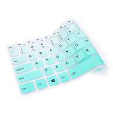 1 Pieza Funda de teclado de silicona multicolor en inglés ANSI para Yoga C940 C740 14" | Yoga C930 930 920 13.9" | Para Flex 14 14" | Yoga 720 720S 730 13.3" | Yoga 730 15.6" | Yoga 720 12.5", Protector de teclado impermeable de colores, rosa y verde