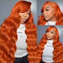 38-42Inch 13x4 Ear To Ear Body Wave Lace Front Wigs Human Hair 200% 13x6 HD Transparent Frontal Glueless Air Wigs Human Hair With Baby Hair For Women High Density Brazilian Virgin 5x5 4x4 Human Hair Wig - S350 - 查看 3