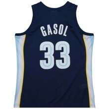 Mitchell & Ness Marc Gasol Memphis Grizzlies 2008-09 Men's Basketball Jersey In Blue ✅ Delivery 24/72h To Spain (Peninsula) - Blue - View 2