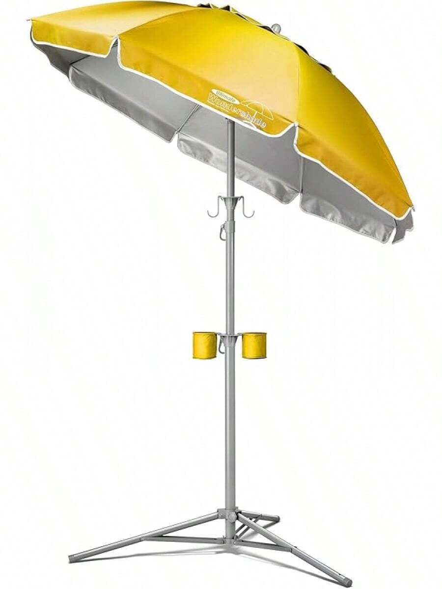 Wondershade Ultimate Portable Sun Shade Umbrella For Instant Lightweight And Adjustable Sun Protection - Blue - Yellow - View 1