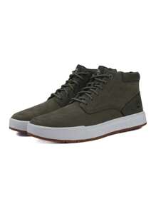 Timberland MAPLE GROVE LEATHER CHUKKA Sneakers - Deep Lichen Green - View 5