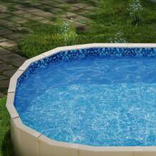 Oval Or Round Pool Liner, 12*24 Ft To 15*30 Ft Or 18 Ft To 33 Ft Unibead Above Ground Pool Liners, 52in Wall Height, Durable Standard Gauge Vinyl, Designed For Steel Sided Above-Ground Swimming Pools - Oval 12*24 ft - 查看 9