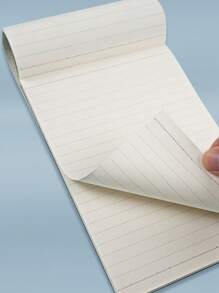 透明 PP 封面书写垫，70 张带横线和空白页的学习笔记本和大号便签，适合学校或办公室使用、学校用品、返校