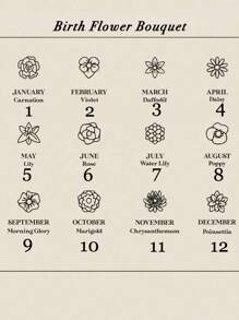 1pc Personalized Customized Flower Initial Birthstone Necklace With Birthflower, Charm Pendent Necklace Gold, Stainless Steel Letter Necklace Birthflower Necklace, Custom Summer Jewelry, Mother's Day Gift,Chic Autumn,Jewelry & Watches,Customized Fashion Word Necklaces - Gold - View 4