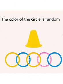 5pcs Random Color Rabbit/Guinea Pig Chew Toys, Puzzle Toys, Circular Toys, Enrichment Toys, Ventilated Ice Cream Bucket - Multicolor - View 9