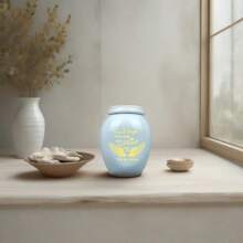 4pcs Mini Cremation Urns For Human Ashes - Angle Wings Small Keepsake Urns For Women Men - Ceramic Adult Ashes Holders Memorial Funeral Urn For Sharing Ashes