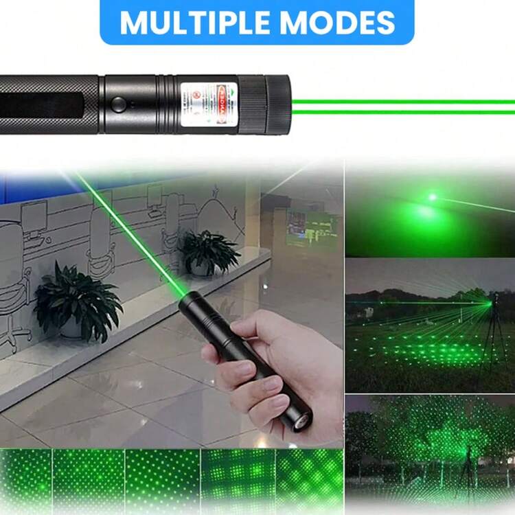 Outdoor, Office Laser Pointer, Super Light Speed, Small And Light, Easy To Carry, High Brightness, Clear Indication, Night, Day Can Be Applied - màu đen - Xem 2