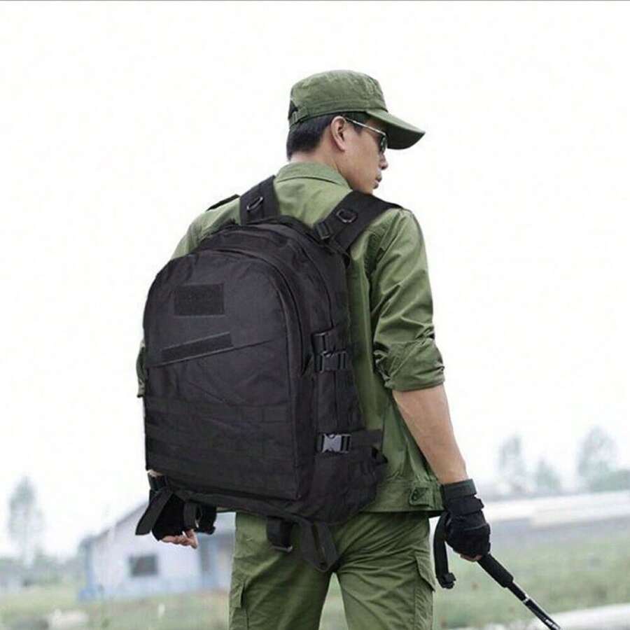 40L Military Tactical Backpack Army Rucksacks Camping Hiking Bag Brown Backpack Large Men Women Backpack Travel On Foot Bag - Black - View 1