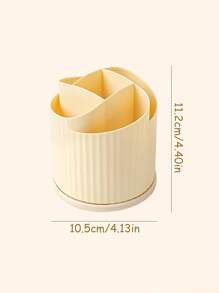 Soporte giratorio multifuncional de escritorio para bolígrafos, Organizador de maquillaje, Caja de almacenamiento para dormitorio de estudiantes, Estantería contenedora de bolígrafos, Decoración para el hogar y el baño