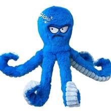 1 pièce Jouet de simulation en peluche pour animaux de compagnie, puzzle en forme de poulpe, jouet interactif à mordre pour chien et chat