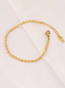 2pcs 2/3/4mm Bead Bracelet Stainless Steel Beads Chain Bracelets Blank Base For DIY Bracelet Jewelry Making Accessories - DIY Chains - View 9