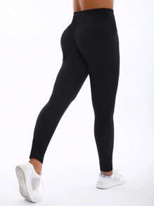 3 paquetes de Leggings casuales negros de moda para mujeres, pantalones ajustados blancos para fitness, deportes y con alto nivel de estiramiento, pantalones de tela suave y cómoda con cepillado para exteriores, senderismo, playa, caminata, Pantalones de yoga para sentadillas, Capri Caqui