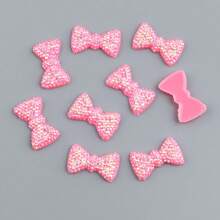 20 piezas de 1,2 x 2,1 cm Arcos de resina color AB con respaldo plano para pendientes, accesorios de joyería, envoltura de regalos, tocados, accesorios de ropa, scrapbooking, manualidades de joyería y decoración