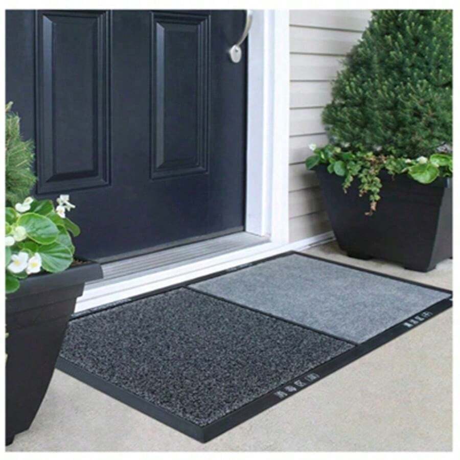2 In 1 Disinfecting Sanitizing Floor Entrance Mat, Disinfection Doormat Entry Rug Shoe Sanitizer, Shoe Tray For Entryway Indoor,Welcome Mat - default - View 1