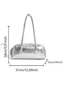 Bolso amarillo nuevo para primavera/verano 2025, bolso de hombro, bolso de axila, bolso tipo Boston, bolso de moda casual y elegante para mujeres de negocios para ir al trabajo, compras, citas, viajes y uso diario, apropiado para estudiantes universitarios y trabajadores de cuello blanco