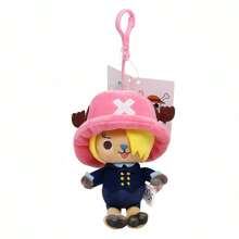 ONE PIECE 43 种款式正版海贼王佐罗乔巴艾斯毛绒玩偶玩具海盗王毛绒可爱吊坠钥匙扣卡哇伊动漫玩偶毛绒枕头玩具娃娃系列适合儿童生日节日礼物 12-30 厘米/4.72-11.81 英寸