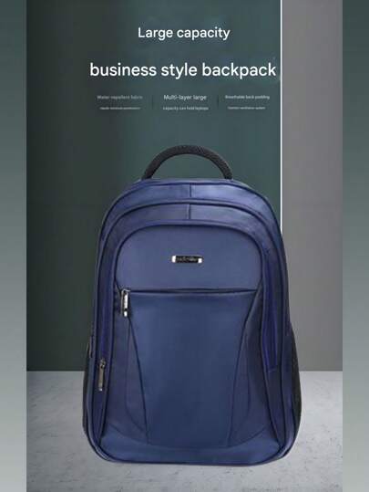 Mochila casual para passeios de negócios de 1 peça, à prova d'água de grande capacidade, mochila leve masculina, bolsa para laptop, mochila de viagem para homens e mulheres, mochila impermeável para laptop, mochila de viagem clássica, mochila masculina de negócios, mochila escolar para laptop, mochila fashion